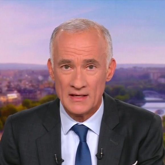 Gilles Bouleau présentait le "20 Heures" de TF1 hier soir.