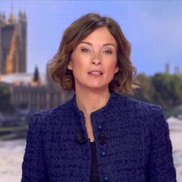 Isabelle Ithurburu aux commandes du Tournoi des Six Nations sur TF1.