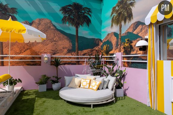 Coin détente dans le jardin qui fait 400m2