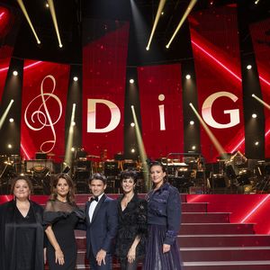 La finale de "Prodiges" animée par Faustine Bollaert avec le jury composé de Julie Fuchs, Marie-Claude Pietragalla, Gautier Capuçon et Zahia Ziouani.
© Nathalie GUYON - France télévisions