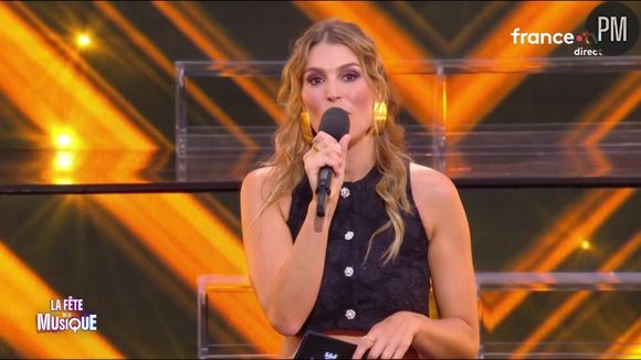 Laury Thilleman a animé "La fête de la Musique" hier sur France 2.