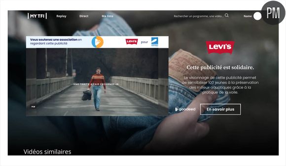 Une campagne solidaire TF1 x Goodeed avec la marque Levi's