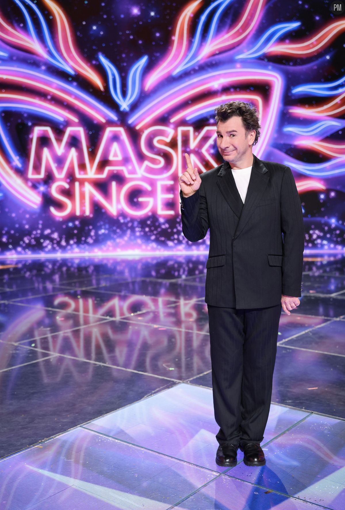 Ews Mask Photo : Michael Youn sur le plateau de