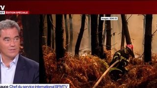"Une vidéo à titre privé, sans autorisation" : En marge de la couverture des incendies, des individus s'emparent d’un micro BFMTV et tiennent des propos racistes, la chaîne réagit