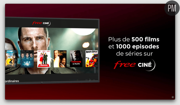 Free Ciné, l'offre AVOD de Free.