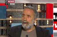 Le philosophe Mathias Leboeuf était en plateau face à Jordan Florentin, journaliste au magazine "Frontières".