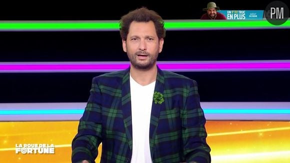 Eric Antoine aux commandes de "La roue de la fortune" sur M6.