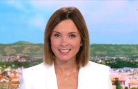 Les premières secondes du "13 Heures" de TF1 ce mercredi 18 février, présenté par Isabelle Ithurburu