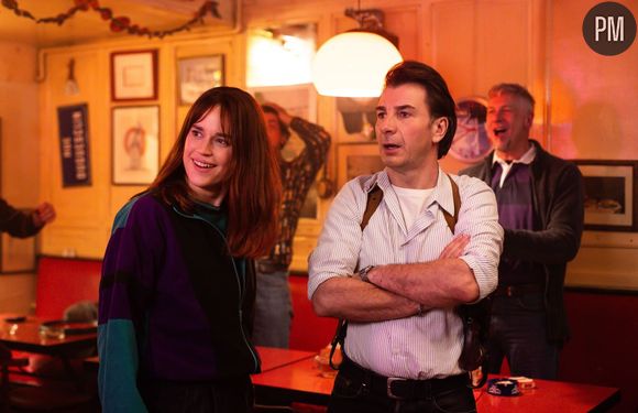 Constance Gay et Michaël Youn dans "Flashback", mini-série lancée le jeudi 3 avril 2025 sur TF1.