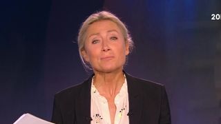 "Voilà, c'est fini" : 2 jours après l'annonce de son éviction, Anne-Sophie Lapix reprend le tube de Jean-Louis Aubert pour conclure le "20 Heures" de France 2