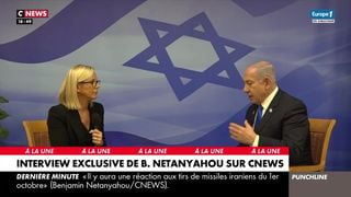 "J'apprécie que CNews et Europe 1 combattent pour la civilisation judéo-chrétienne" : Face à Laurence Ferrari, Benyamin Netanyahou félicite la ligne éditoriale des médias du groupe Bolloré