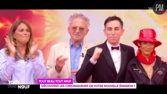 Valérie Benaïm, Nelson Monfort, Jordan De Luxe et Isabelle Morini-Bosc.