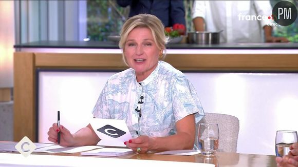Anne-Élisabeth Lemoine signe un petit score pour la dernière de "C à vous" cette saison. © France 5