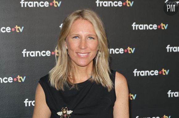 Agathe Lecaron au photocall de la conférence de presse de rentrée de France Télévisions à Paris, France, le 4 septembre 2024. © Coadic Guirec/Bestimage