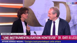 "Je reste en régie" : Après son interview sur LCI, Rachida Dati, qui sera jugée pour corruption, "revient" sans prévenir en plateau pour reprendre Guillaume Roquette