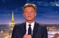 Laurent Delahousse présente le "20 Heures" de France 2 le dimanche 19 octobre 2025.