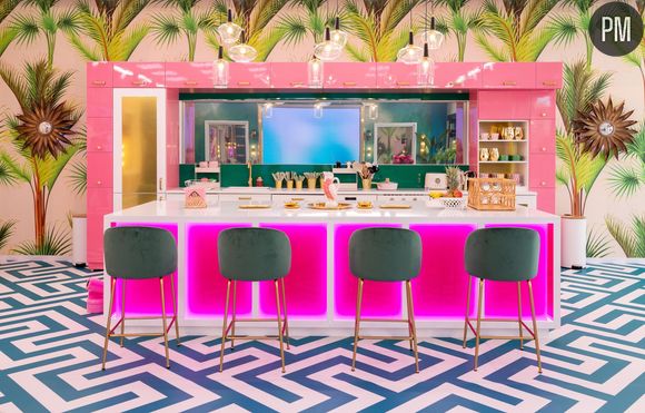 Le coin cuisine où les candidats pourront se faire à manger