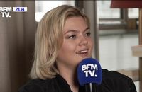 Louane a réagi à sa septième place au micro de BFMTV.