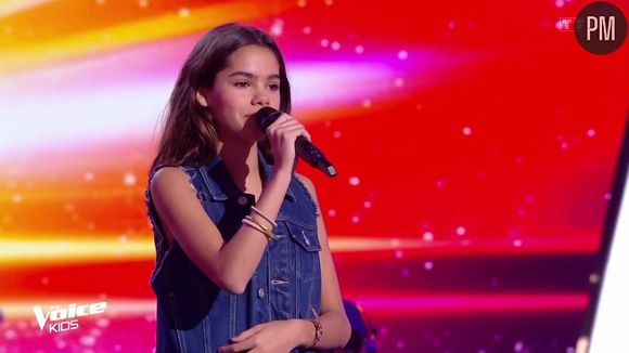 Lila, la fille de Jamel Debbouze et Mélissa Theuriau dans "The Voice Kids" sur TF1 le 22 aout 2026