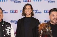 Philippe Candelero estime "honteux" les 2 points accordés à Nelson Monfort dans "Danse avec les stars" et espère un changement de règles / Jean-Marc Généreux, Fauve Hautot et Chris Marques lors de la conférence de presse de la saison 15 de Danse avec les stars