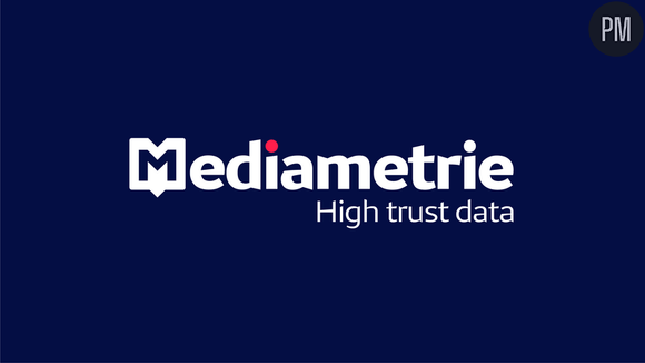 Le nouveau logo de Mediametrie.