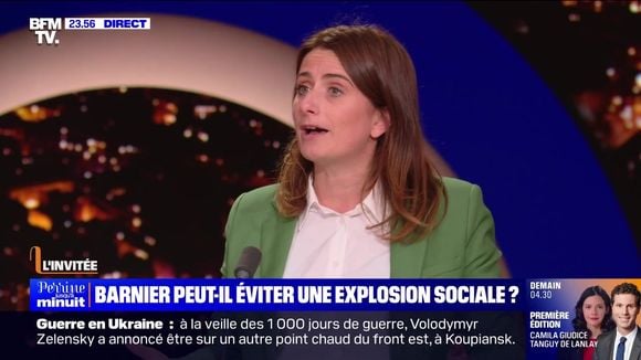 "J'en ai marre !" : Excédée sur BFMTV, Marine Tondelier s'agace face à Perrine Storme, Yves Thréard et Christophe Barbier après une question sur Jean-Luc Mélenchon