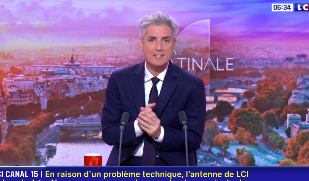 "Votre matinale ne sera pas complètement celle de d'habitude" : LCI perturbée par un "problème technique", Jean-Baptiste Boursier présente ses excuses aux téléspectateurs