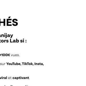 Les profils recherchés par Banijay et Youtube.