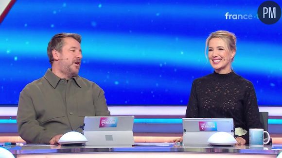 Sidonie Bonnec et Bruno Guillon aux commandes de "Tout le monde a son à dire" sur France 2.