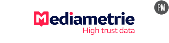 Le nouveau logo de Mediametrie.