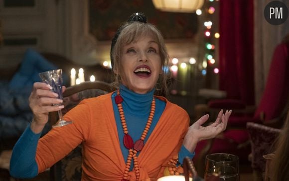 Arielle Dombasle dans "Mon livreur de Noël", téléfilm inédit diffusé ce mercredi 25 décembre 2024 sur France 2.