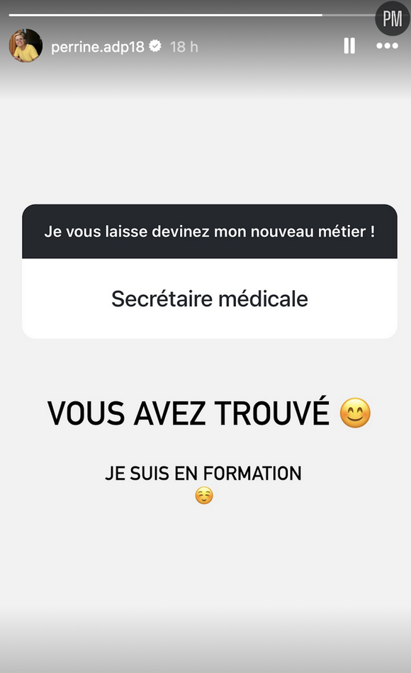 Story Instagram de Perrine