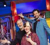 Eric Antoine, Fuchsia d'Enfer et Georg Schmitt sur le plateau de "Lego Masters" 2025.