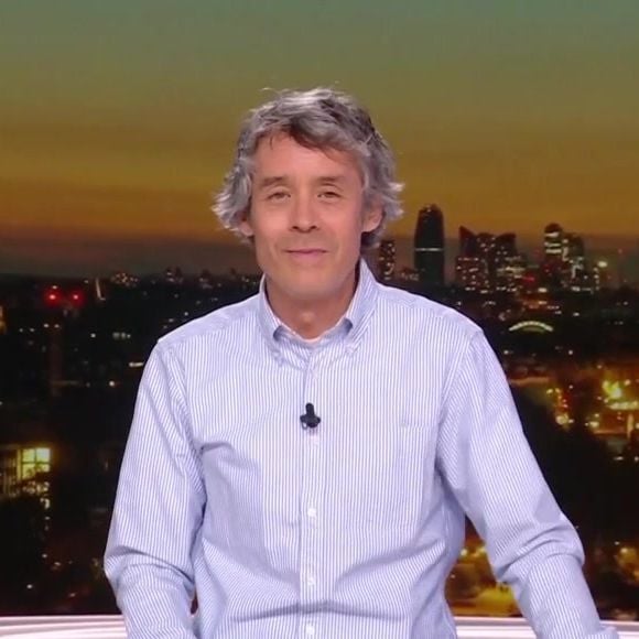 Yann Barthès à l'animation de "Quotidien" hier soir sur TMC.