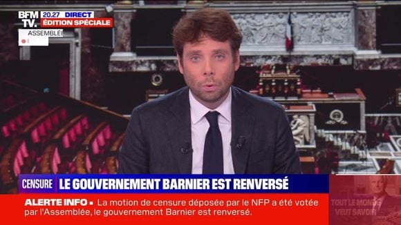 Audiences : La censure historique du gouvernement de Michel Barnier fait du bien à BFMTV, leader au top devant CNews, Franceinfo égale son record de saison