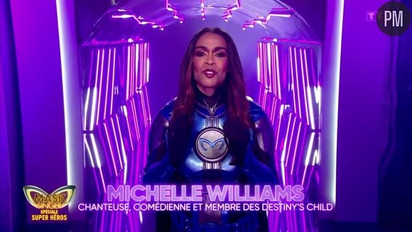 La chanteuse et actrice américaine Michelle Williams se cachait sous le costume de "La Chauve-Souris".