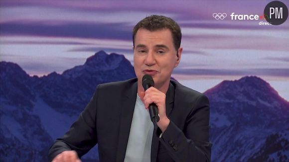 Laurent Luyat aux commandes des "Jeux olympiques d'hiver de Milan-Cortina" sur France 2.