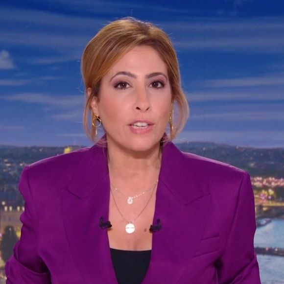 Léa Salamé aux commandes du "20 Heures" de France 2 hier soir.