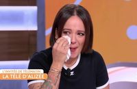 Alizée en larmes dans "Télématin" ce vendredi 5 décembre.