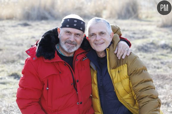 Francis et Philippe de "Pékin Express, la route des glaces"