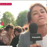 "Elle est profondément choquée" : Une journaliste de Franceinfo "agressée" en direct par un manifestant lors d’un rassemblement organisé par La France insoumise à Paris
