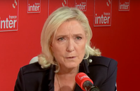 Vif échange entre un auditeur de France Inter et Marine Le Pen