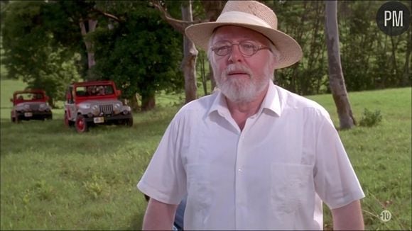 L'acteur Richard Attenborough dans "Jurassic Park", signé Steven Spielberg